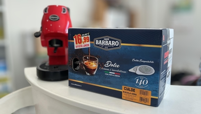 Scorta Famiglia | 140 cialde Barbaro Nero